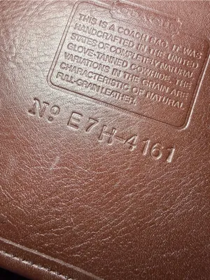 Coach Vintage Soho Zip Hobo 4161 | 1997 USA Made | Brown Leather thumbnail 11
