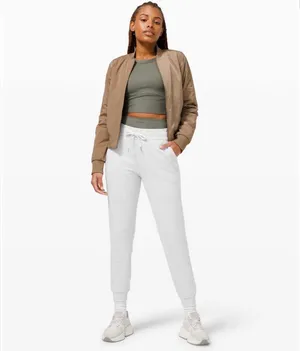 Lululemon Scuba High-Rise Jogger *Fleece 28" Heathered Core Ultra Light Grey 8 thumbnail 9