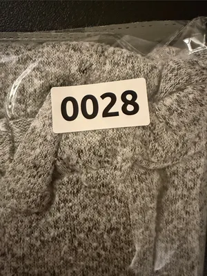 Retrology Grey‎ Marled Knit Button Detail Hoodie Size XL thumbnail 6