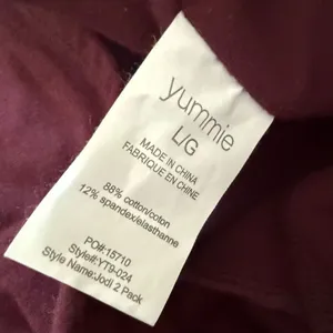 Yummie Shapewear Susie Flare Leggings 360° Sculpt Cotton Burgundy $50 L thumbnail 7