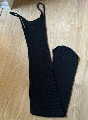 Meshki black maxi dress thumbnail 1