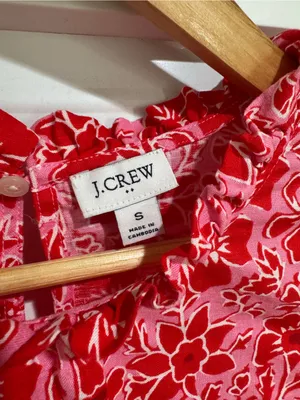 J.Crew Linen blend sleeveless ruffle top thumbnail 5