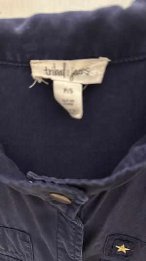 Tribal Jeans Tribal Blouse Navy Military thumbnail 4