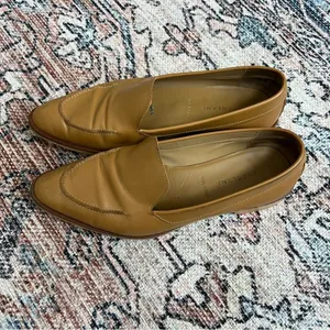 Everlane The Modern Loafer Camel Size 8.5 Distressed Made in Italy thumbnail 3