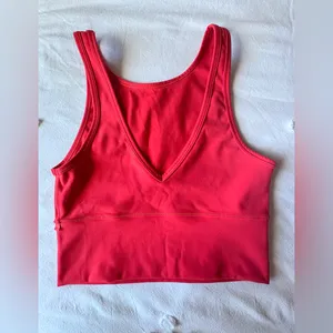 Lululemon Power Pivot Tank Top *Everlux - Carnation Red - 6 thumbnail 7