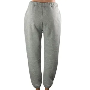 Guizio Women's Heather Gray Fleece High Rise Pull On Jogger Sweat Pants Size S thumbnail 3