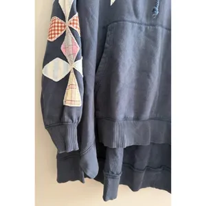 Free People Saint Sweatshirt Hoodie Tunic Top Embroidered Oversized‎ Size Small thumbnail 10