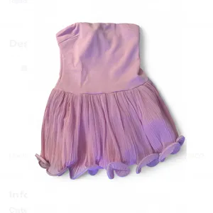 Hello Molly  one martini strapless romper pink medium NWT thumbnail 3