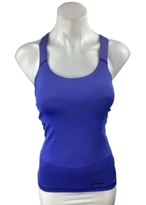 Ivy Park Blue Sleeveless Cross Back Yoga Workout Athletic Tank Top Size XS thumbnail 1