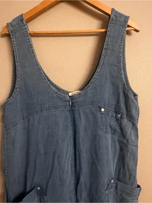 ANTHRO PILCRO Zip Front Wide Leg Overalls thumbnail 3