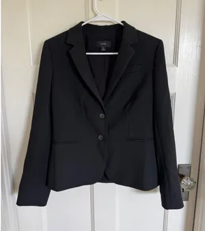 J.Crew black Parke blazer size 8 thumbnail 1