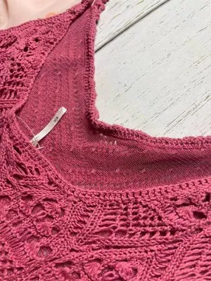 Free People NWOT Dress Size Medium Crochet thumbnail 4