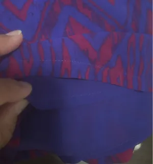 Purple and red sheer shorts strapless romper thumbnail 8