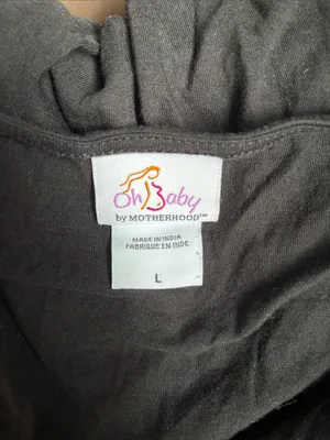 Motherhood Black V-Neck Embellished Empire Tunic thumbnail 4