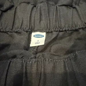 Old Navy Women’s Linen Black Pants Size 6 NWT C1-049 thumbnail 2