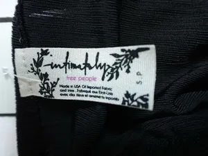Free People Intimately Slinky Slink Black Racerback Tank Top - Small thumbnail 3