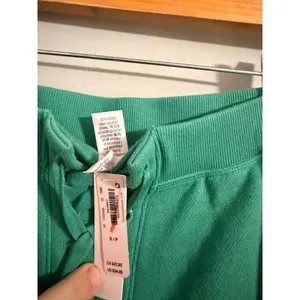 Victoria's Secret Lace Up Fleece‎ Shorts Womens Small Green High Waist Lounge thumbnail 3
