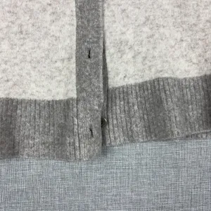 Athleta Cardigan Womens XS Petite Beige Wool Blend Westlake V Neck Button‎ Rib thumbnail 3