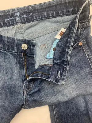 7 for all man kind size 29 A Pocket Women’s Flared Denim Jeans Blue thumbnail 8
