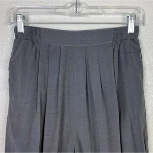 Vintage Grey Silky High Waisted Trouser Pants thumbnail 3