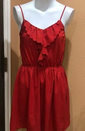 Doe & Rae burnt orange dress thumbnail 1