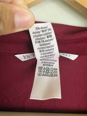 Victoria's Secret long-sleeve button-down sleep shirt Size large thumbnail 5