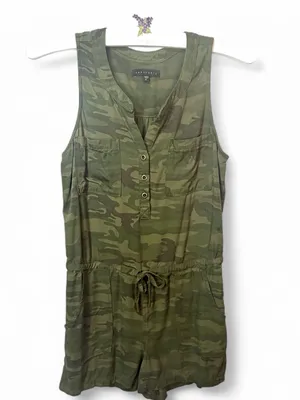 ANTHROPOLOGIE SANCTUARY Women’s Cameo Sleeveless Utility Romper Size Small thumbnail 3