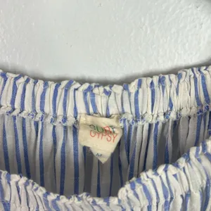 Surf Gypsy striped lightweight off the shoulder swimsuit cover up dress size M thumbnail 2