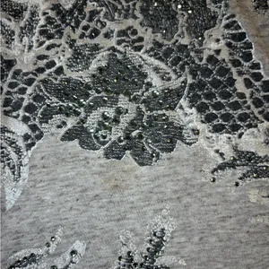 Miss Me Gray Floral Lace Tank Top thumbnail 5