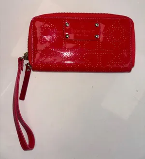 Kate Spade Jazzy Metro Red Patent Leather Wristlet thumbnail 1