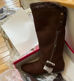 Shoe dazzle Brown Boots size 7 NWT thumbnail 1