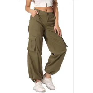 NEW Wide Leg Cargo Cotton Blend Baggy Streetwear Trousers Pants 18 40/30 thumbnail 7