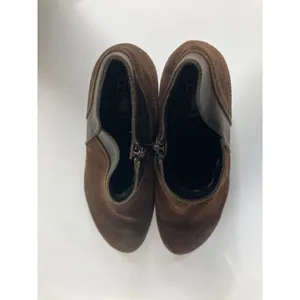 Fly London Ankle Boots Womens 40 Brown Good Suede Leather Block‎ Heel P144313001 thumbnail 5