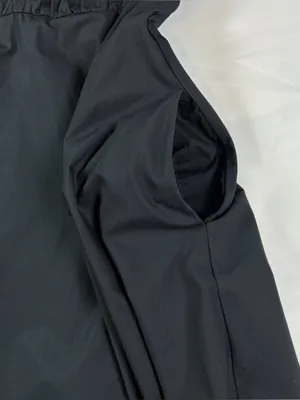 Abercrombie & Fitch Black Ruched Puff Sleeve Mini Dress Women's Size Medium thumbnail 8