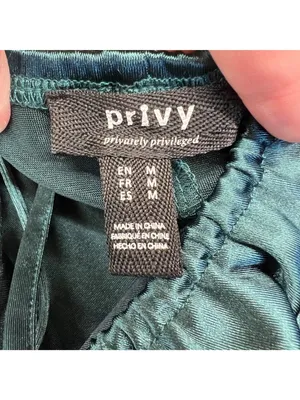 Privy Strappy Back Fit & Flare Mini Dress Size Medium Coquette Jewel Tone Green thumbnail 7