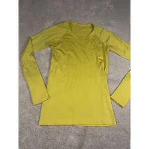 Lululemon Yellow Serpentine swiftly tech 6 long sleeve thumbnail 3