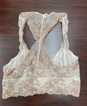 Free People Intimately Nude See Through Bralette thumbnail 3