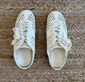 Woven Mule Sneakers White Size 7.5 thumbnail 1