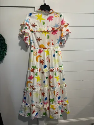 Charm Ruffle Maxi Dress thumbnail 5