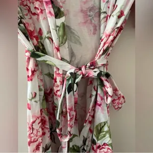 Show Me Your MuMu Womens Brie Robe Garden Of Bloom OS Floral Lightweight thumbnail 4