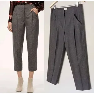 Aritzia Wilfred Chambery Trouser Pants 0 Wool‎ Cashmere Blend High Waist Ankle thumbnail 2