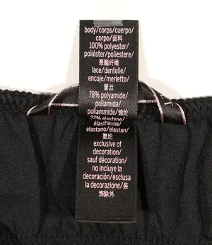 Victoria's Secret NWOT Black Lace Cami Size L thumbnail 11