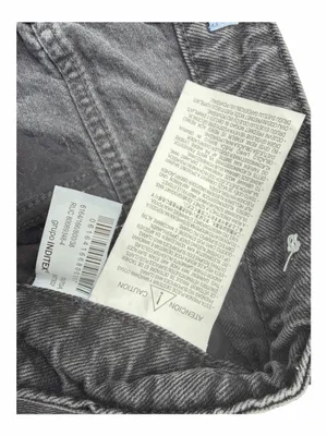 Zara Black Washed Straight-Leg Jeans thumbnail 2