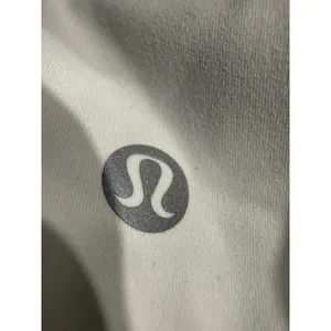 Lululemon Energy‎ High Neck Longline Bra White Size 10 Racerback Sports Bra flaw thumbnail 6