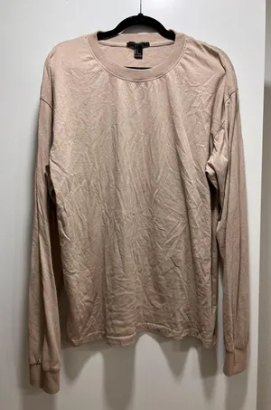 tan nude oversized Long Sleeve size large thumbnail 1