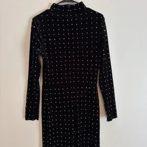 runway collection johnathan kayne Large Black velvet jumpsuit jewel Formal Party thumbnail 7
