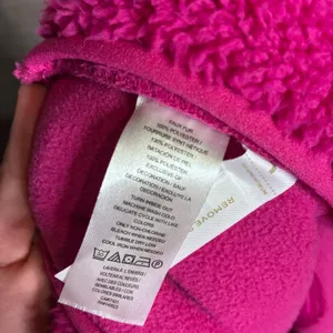 Lou & Grey Upstate Sherpa Fleece Pullover Magenta Pink Snap Neck Sweatshirt L thumbnail 6
