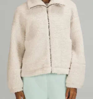 lululemon athletica Cream Teddy Jacket thumbnail 1