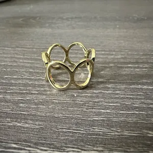 Revolve Gold Plated Ring 7 Open Loop thumbnail 3