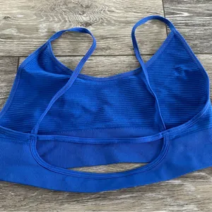 PacSun LA Hearts Blue Ribbed Bralette Top thumbnail 5